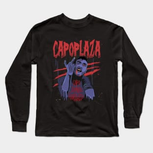 Capo Plaza capoplaza rapper rap italy italia music salerno zombie art Long Sleeve T-Shirt